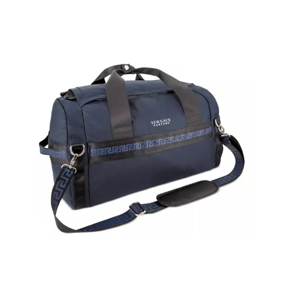 VERSACE Men Duffle Bag in Blue